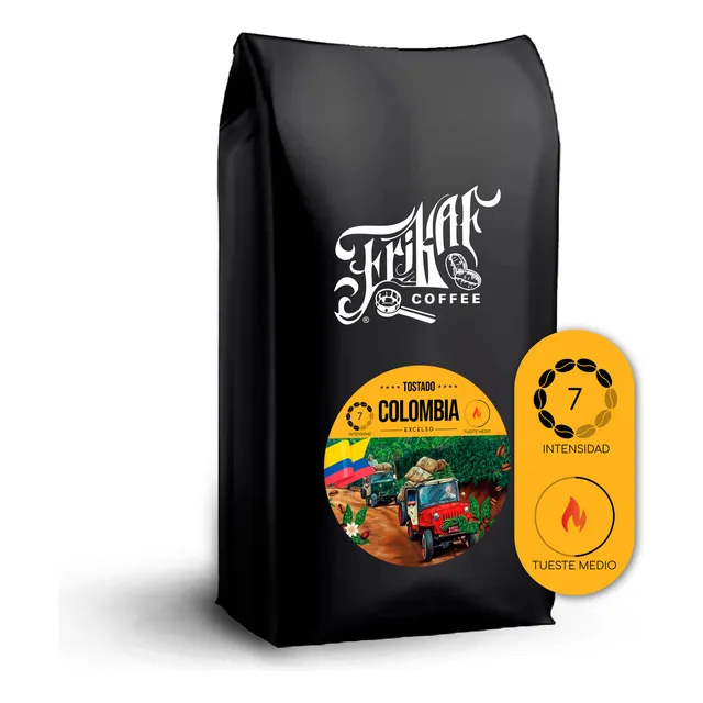 Café Tostado En Grano Premium Frikaf Colombia 1/2 Kg