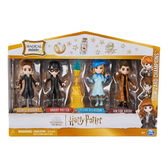 Wizarding World, Torneo De Los Tres Magos Con 4 Figuras