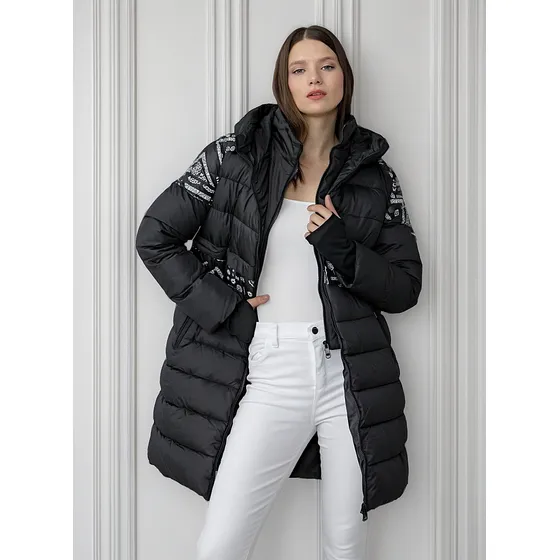 Campera Leket Mujer Larga Abrigada Otoño Invierno Emma