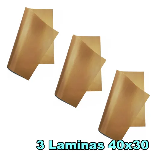 Teflon Textil - Sublimación - Reposteria 40x30 (3 Piezas)