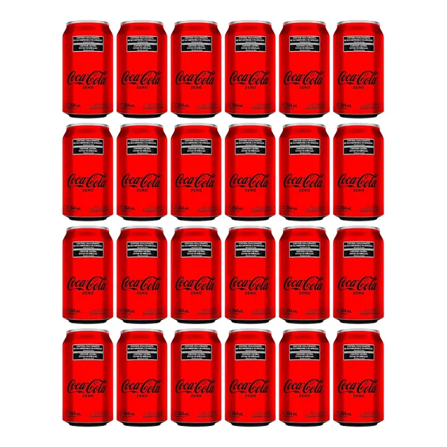 Coca Cola Lata 354ml Zero Pack X24 Gaseosa Zetta Bebidas