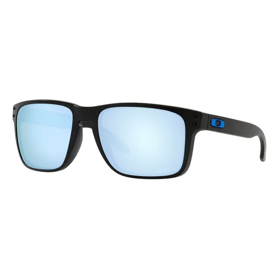 Lente Solar Oakley Holbrook Xl Hombre 0oo9417 Polarizado Lente Azul Varilla Negro Armazón Negro