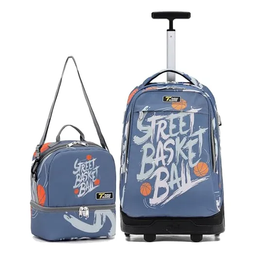 Nuevo Tilami 19 Pulgadas Rolling Mochila Con Bolsa De X6pfy