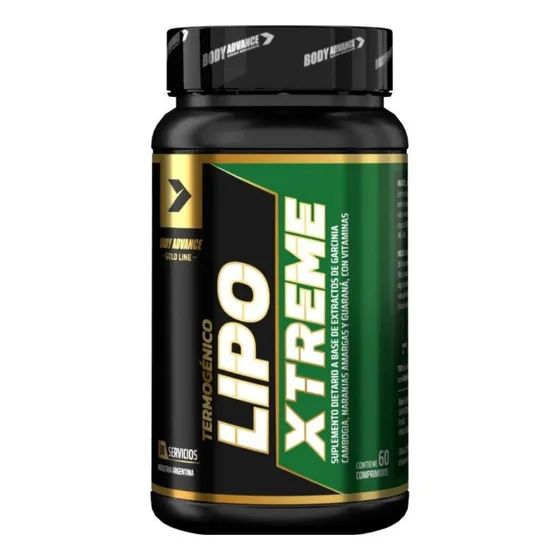 Quemador Lipo Xtreme 60comp Body Advance Termogenico Sabor Neutro