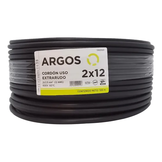 Argos Cordon Uso Rudo St 600v 2/12 100 Metros