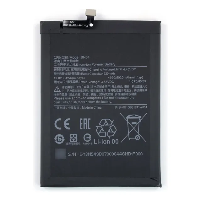 Bateria Pila Xiaomi Redmi 9 / 9a/ 9c/ Note 9 Bn54