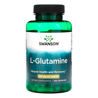 L-glutamina 500mg Swanson 100 Capsulas Importado L-glutamina 500mg Swanson 100 Capsulas Importado