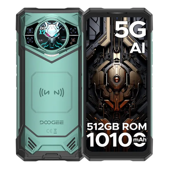Doogee S200x Celular 5g Dual Sim 6,72 Pulgadas 32gb Ram+512gb Rom 10100mah Color Verde
