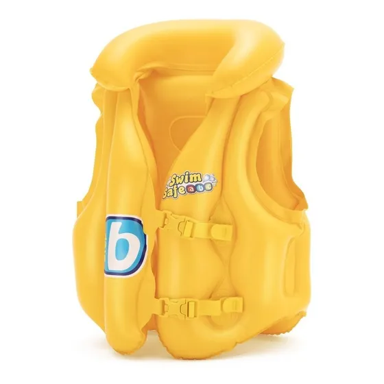 Chaleco Salvavidas Inflable Bestway Para Niños - 3-6 Años!! Color Amarillo