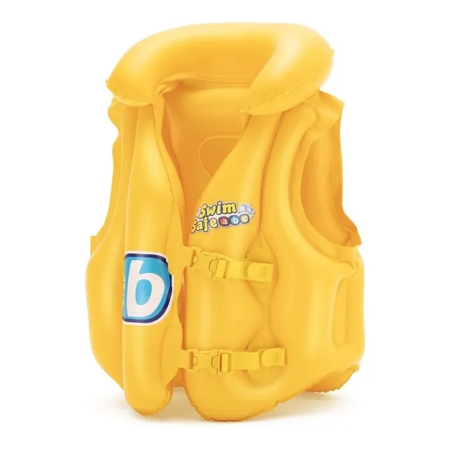 Chaleco Salvavidas Inflable Bestway Para Niños - 3-6 Años!! Color Amarillo