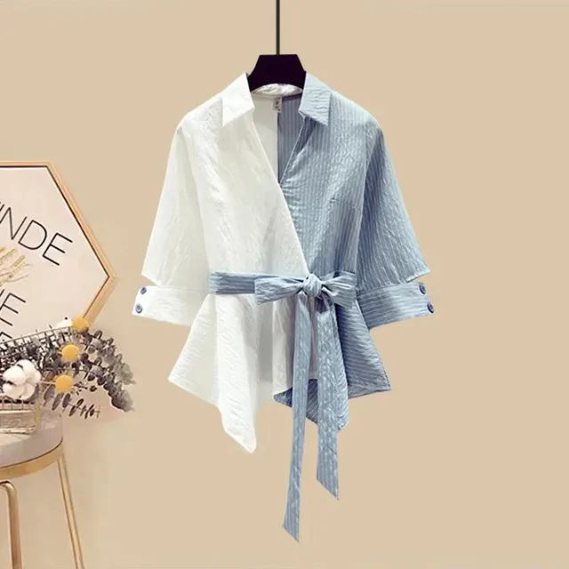 Summer Gentle Wear Para Mujer 2024, Costuras A Rayas A La Nu