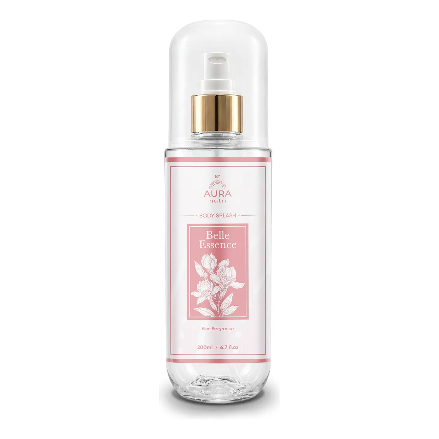Body Splash Aura Belle Essence 200ml Floral Fragrância Fina
