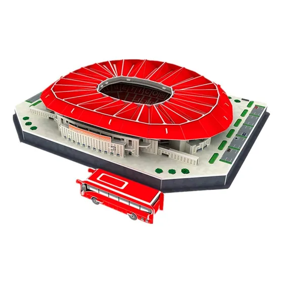 Rompecabeza Estadio 3d Wanda Madrid Metropolitano Futbol 165