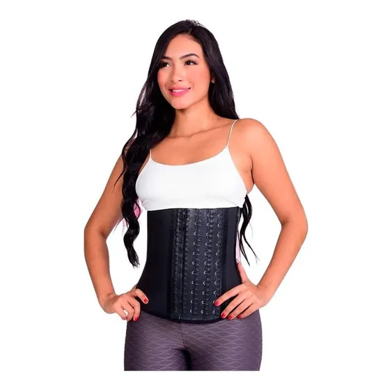 Faja Cinturilla Látex Con 4 Niveles Waist Trainer Original