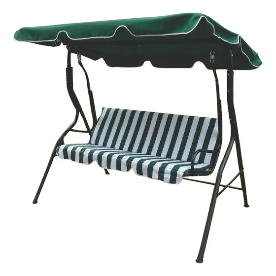 Sillón Hamaca De Jardín Exterior Con Toldo Para 3 Personas