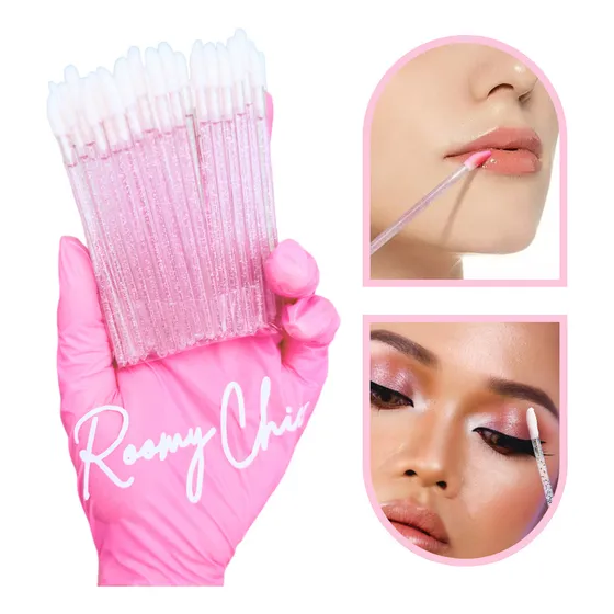 300pzs Lip Brush Desechable Para Pestañas Microblading Labio