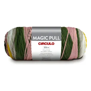 1 Novelo De LĂŁ Magic Pull 200g - Circulo Cor 9428 - Campo 1 Novelo De LĂŁ Magic Pull 200g - Circulo Cor 9428 - Campo