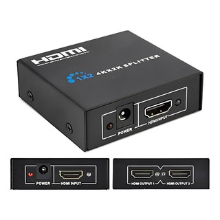 Splitter Conversor Divisor Hdmi 1x2 Full Hd 4k 3d Splitter Conversor Divisor Hdmi 1x2 Full Hd 4k 3d