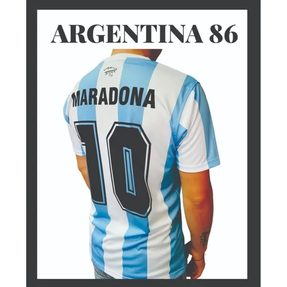 Camiseta Argentina 1986. Tributo Maradona