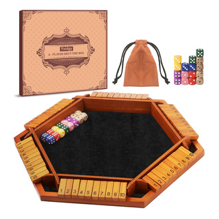 Juego De Mesa Toidgy Shut The Box Dice De 1 A 6 Jugadores Co Juego De Mesa Toidgy Shut The Box Dice De 1 A 6 Jugadores Co