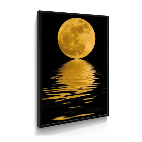 Quadro Decorativo Sala Quarto Casal Escritorio Lua Cheia