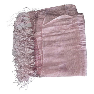 Reboso/mascada Rosa Con Flecos Reboso/mascada Rosa Con Flecos