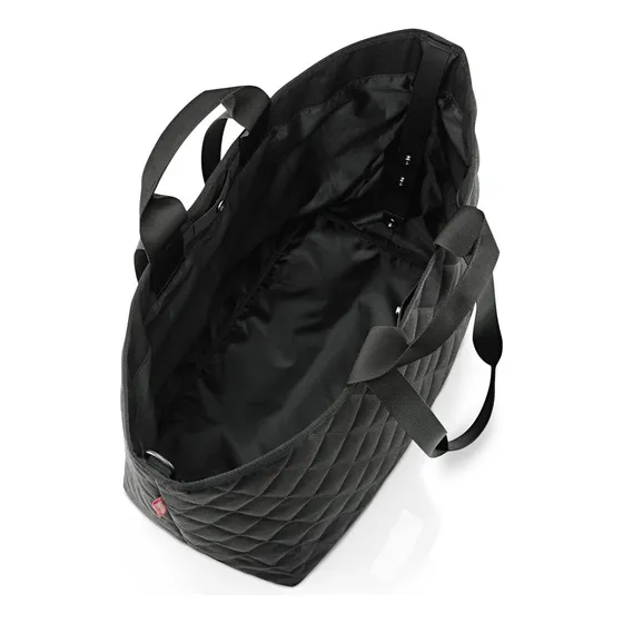 Reisenthel Clásico Shopper Xl Rhombus Negro  Bolsa De Vlc2d