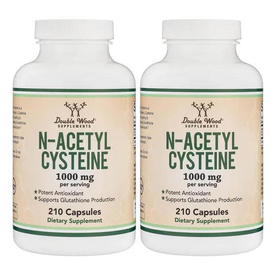 Suplemento Kit X2 Unidades Nac N-acetilcisteína Double Wood