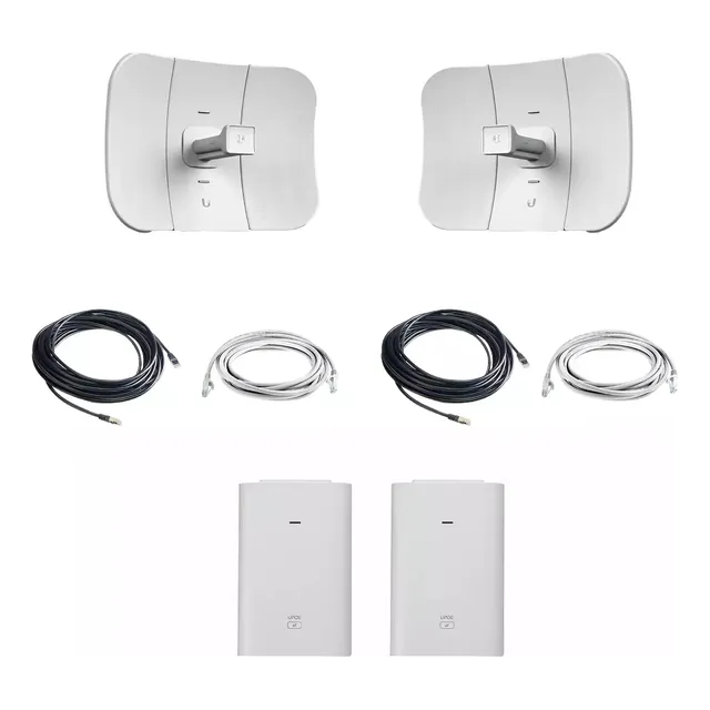 Kit Punto A Punto Wifi 10km Tecnología Ac Utp Exterior