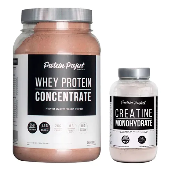 Protein Project Whey Protein Concentrate 2lb + Creatina 200g