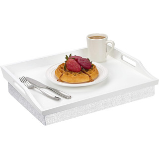Escritorio Con Bandeja De Madera Para Cama Con Cojín 2468192 Escritorio Con Bandeja De Madera Para Cama Con Cojín 2468192