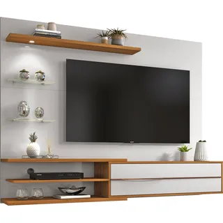 Painel Sala Tv 60 Polegadas 1115 Off White FreijĂł Painel Sala Tv 60 Polegadas 1115 Off White FreijĂł