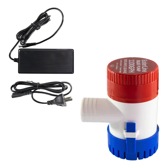 Bomba Achique Tipo Bilge 1100gph Con Fuente 220v