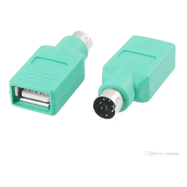Adaptador Ps/2 Ps2 Macho A Usb Hembra Para Teclado-ratón Jwk