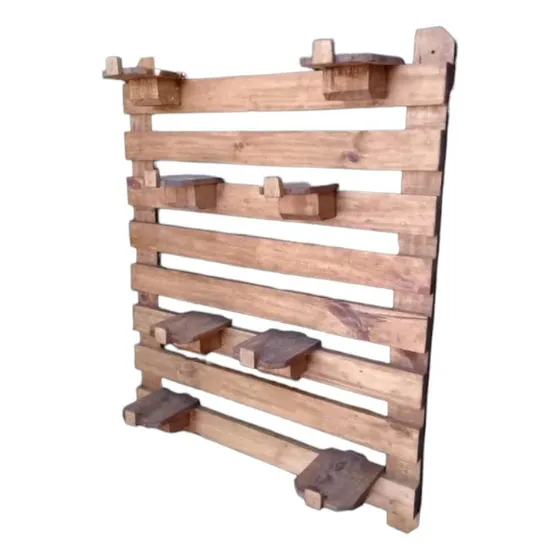 Macetero Madera Pallet Jardín Vertical 80x100-8 Portamacetas
