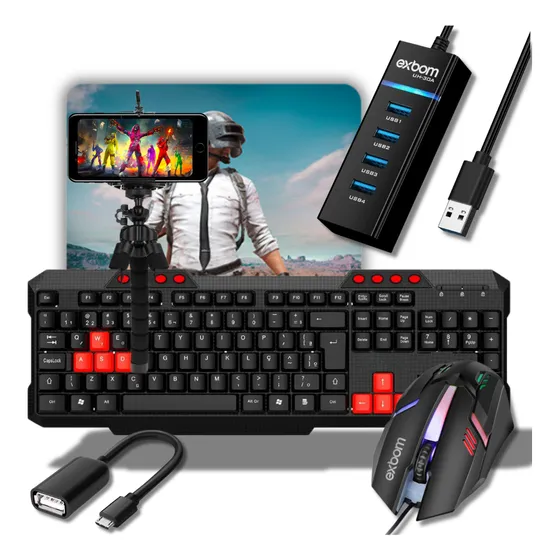 Kit Gamer Mobilador Barato Teclado + Mouse Promoção Especial