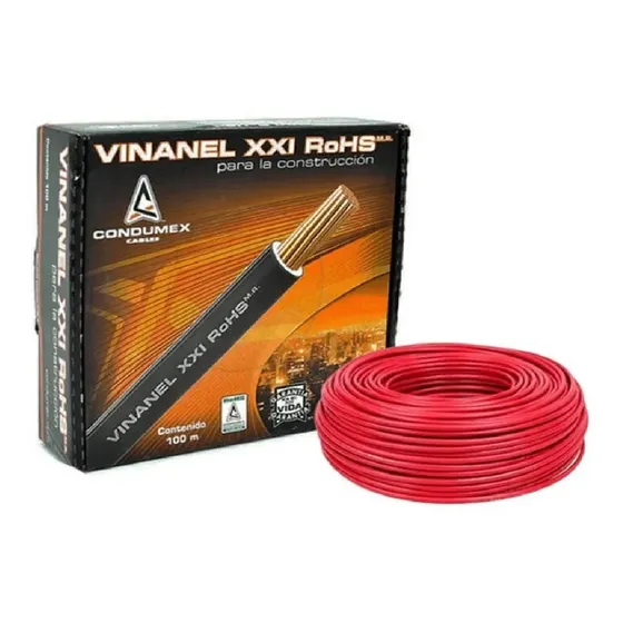 Caja 100 Mts Cable Thwls Cal 6 Condumex Vinanel Awg 600v
