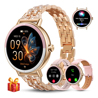 Reloj Inteligente Smart Watch Mujer Bluetooth Llamada Ai Voz Reloj Inteligente Smart Watch Mujer Bluetooth Llamada Ai Voz