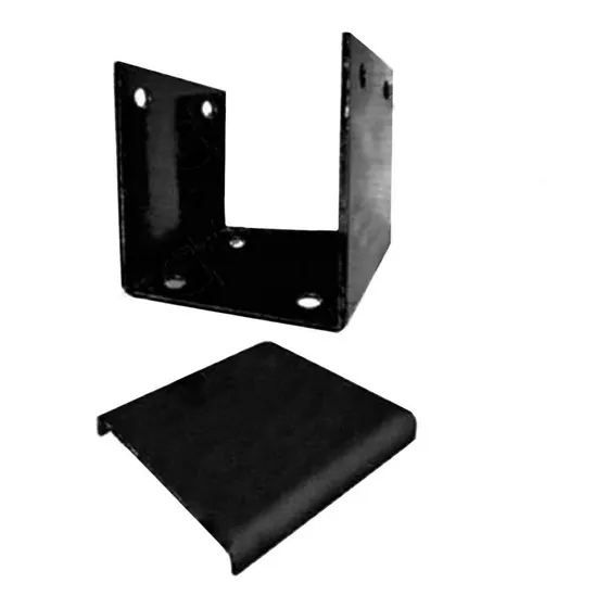 Herraje Base De Columna 70x95x90x10mm Chapa No. 11 3mm