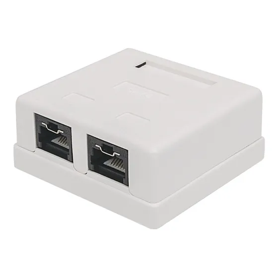 Roseta Rj45 Cat6 2 Puerto Con Jack Incluido Reguvolt