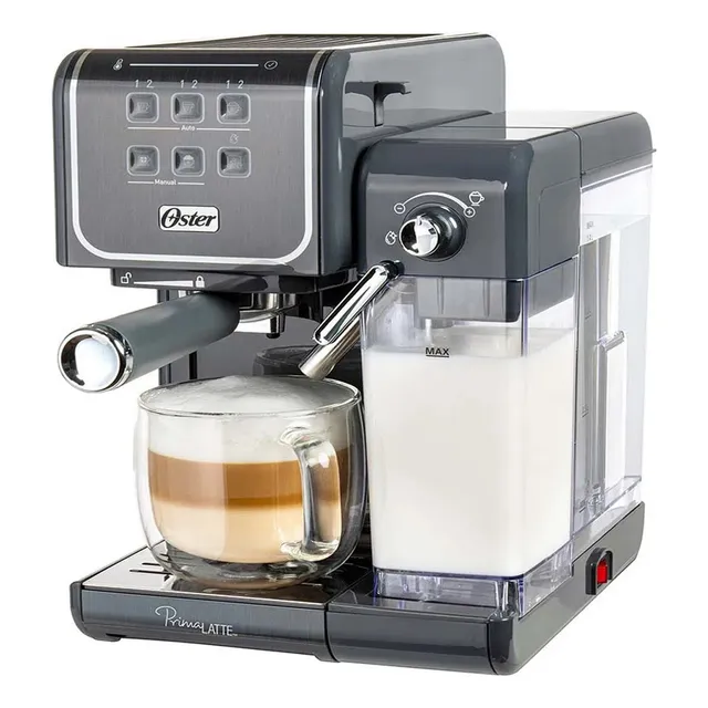 Cafetera Expreso Oster Dual Primalatte Touch 5 Tazas 19bar