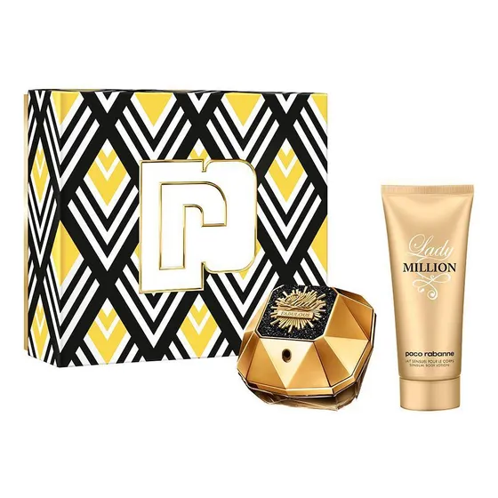 Kit Paco Rabanne Lady Million Fabulous Edp Perf Fem E Loção