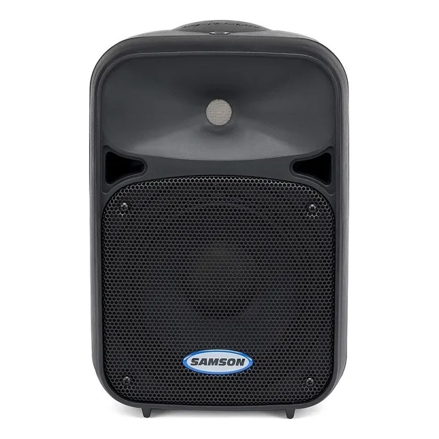 Bafle Activo Caja Acustica 2 Vias Parlante 200w Samson D208a Color Negro