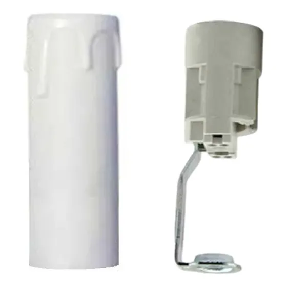 Kit 5 Bocal Soquete E-14  Vela Lagrima 70mm Para Lustres