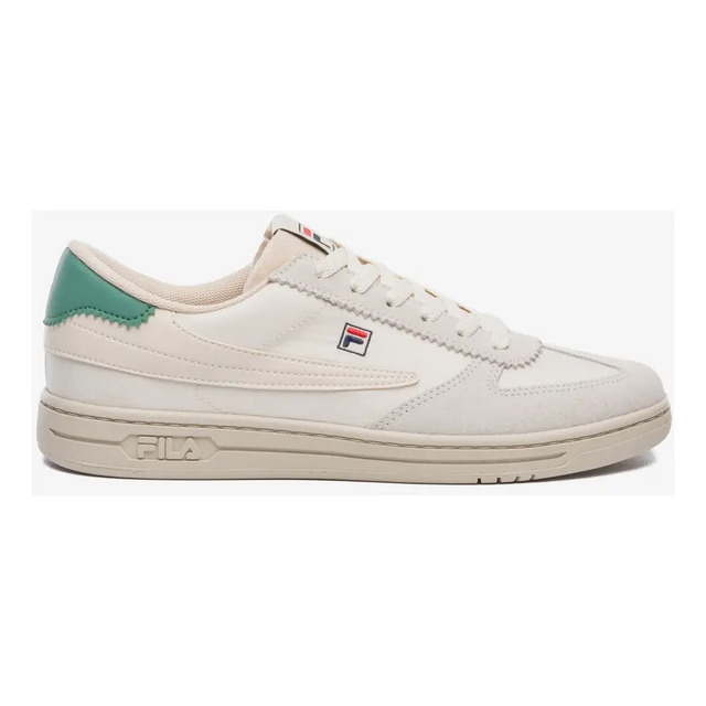 Tênis Masculino 88 T-toe Fila Bege/branco/verde Abeto Lisa 38 Br