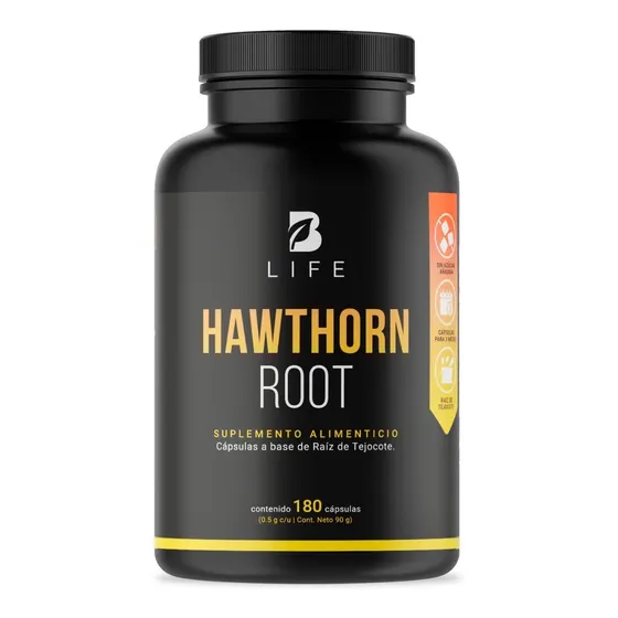 Raíz De Tejocote De 180 Cáps Hawthorn Root B Life
