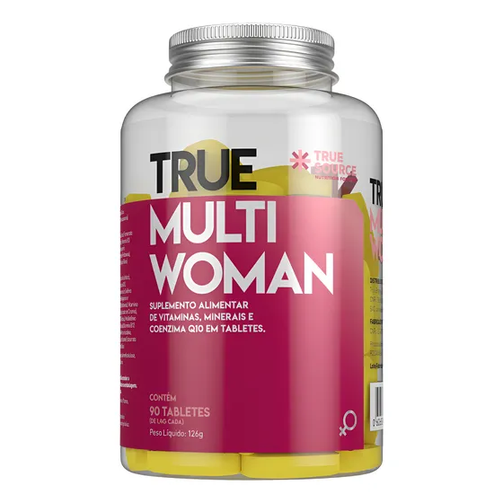 Multi Woman Vitaminas Minerais Coenzima Coq10 True Source