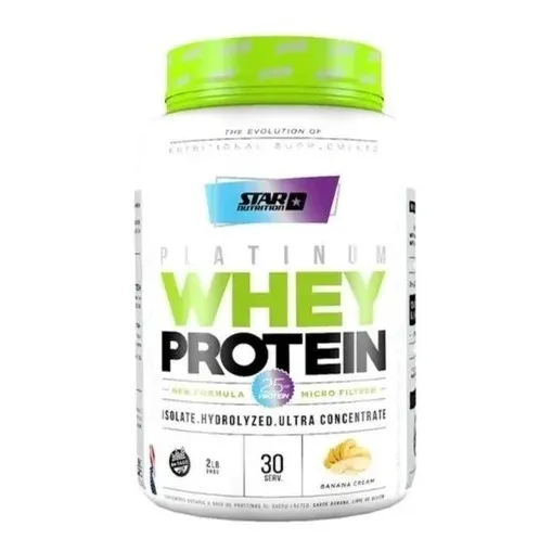 Proteína En Polvo 907g Star Nutrition Whey Protein Banana