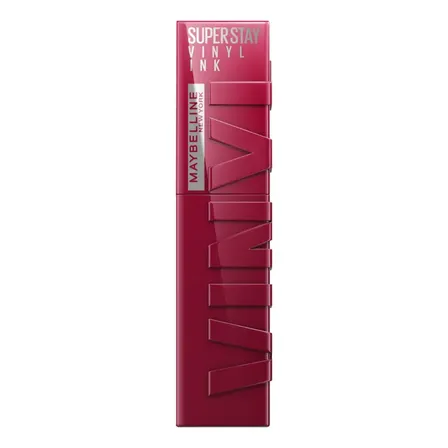 Maybelline Ny Superstay Vinyl Ink Batom Líquido, Longa Duração, Acabamento Vinil Espelhado E Efeito Gloss, Brilho Instantâneo, Conforto Para Os Lábios, Fórmula Vegana, Cor Unrivaled 4,2ml Unrivaled 30