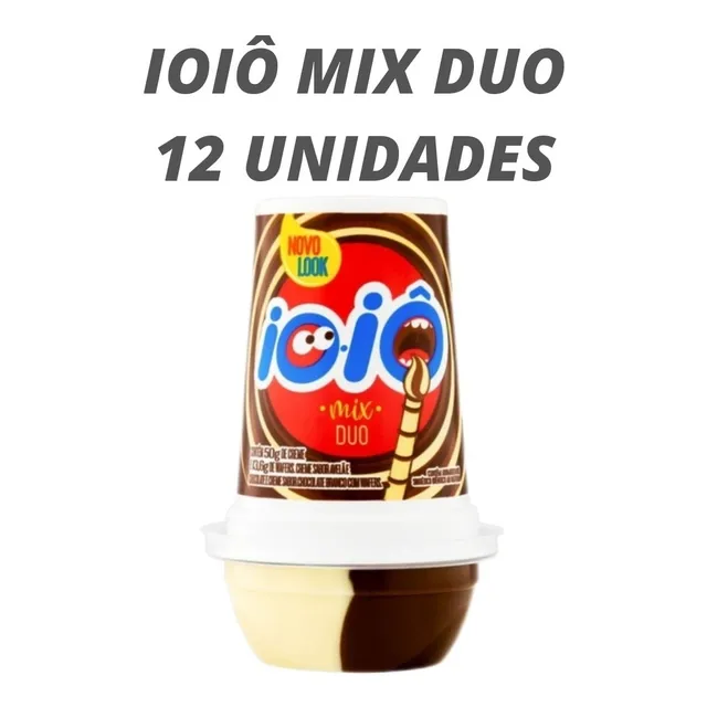  Chocolate Ioiô Mix Duo 12 Unidades 63.6g Atacado